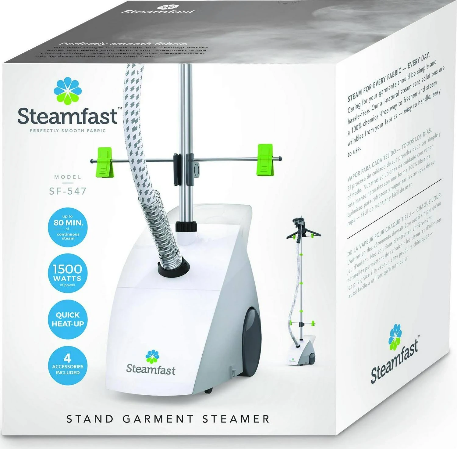 Steamfast SF-547 Full-Size Stand Garment Steamer - photo 3