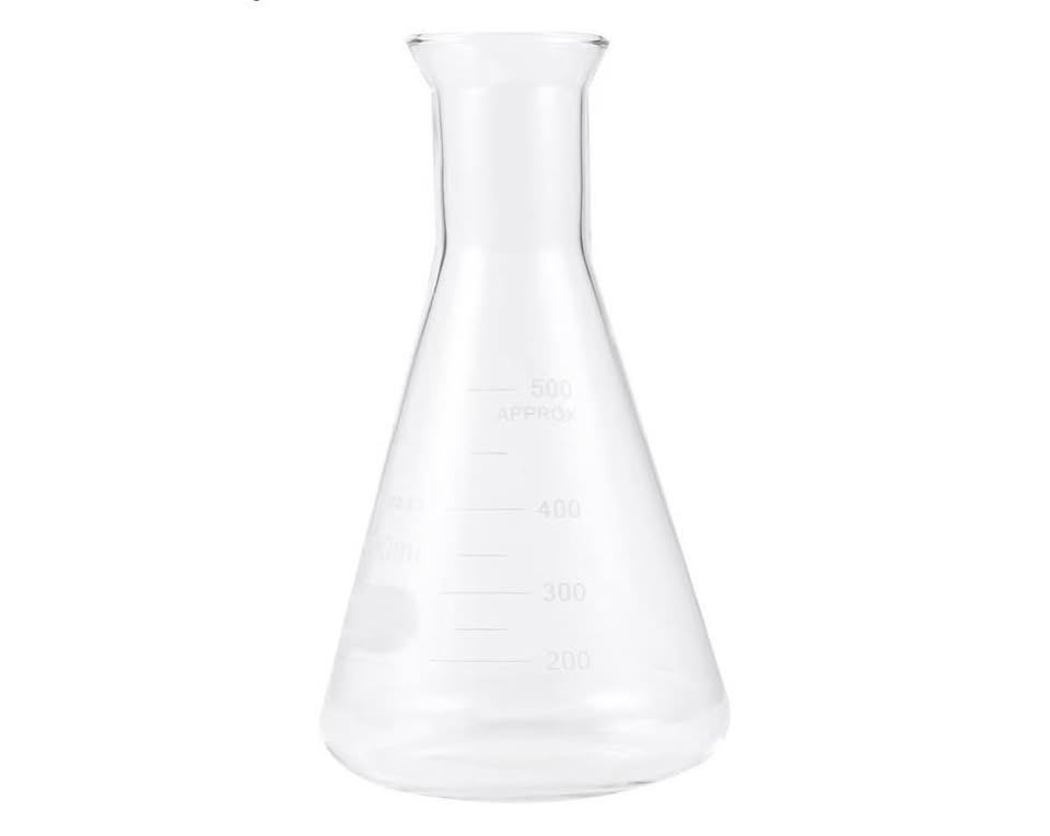 Lab Glass Flasks Set of 6 with Corks (New) - photo 5