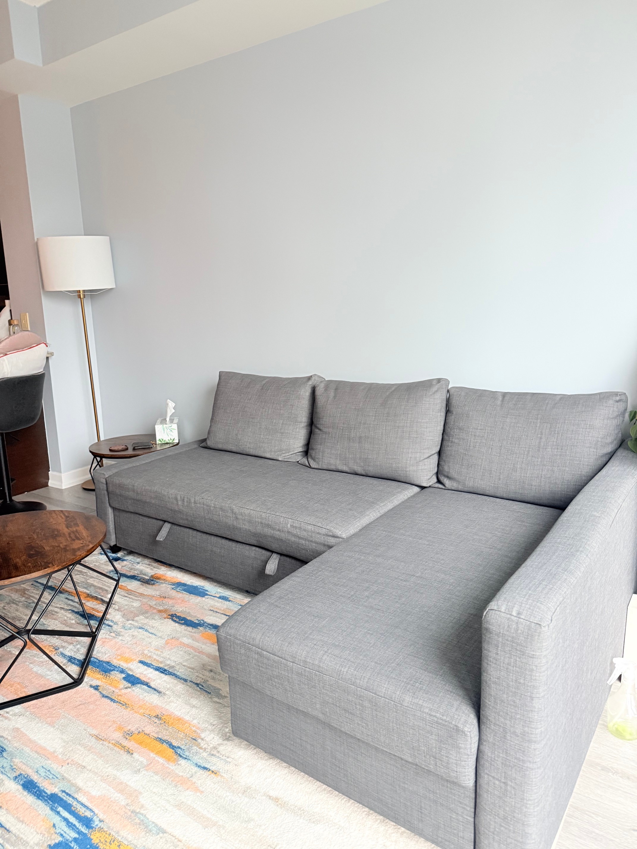 [Moving out sale] IKEA FRIHETEN Corner sofa-bed with storage - photo 3