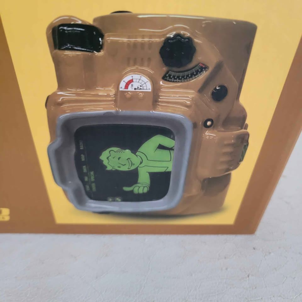 Fallout Pip Boy 3D Ceramic Mug in its branded RobCo Industries - photo 3