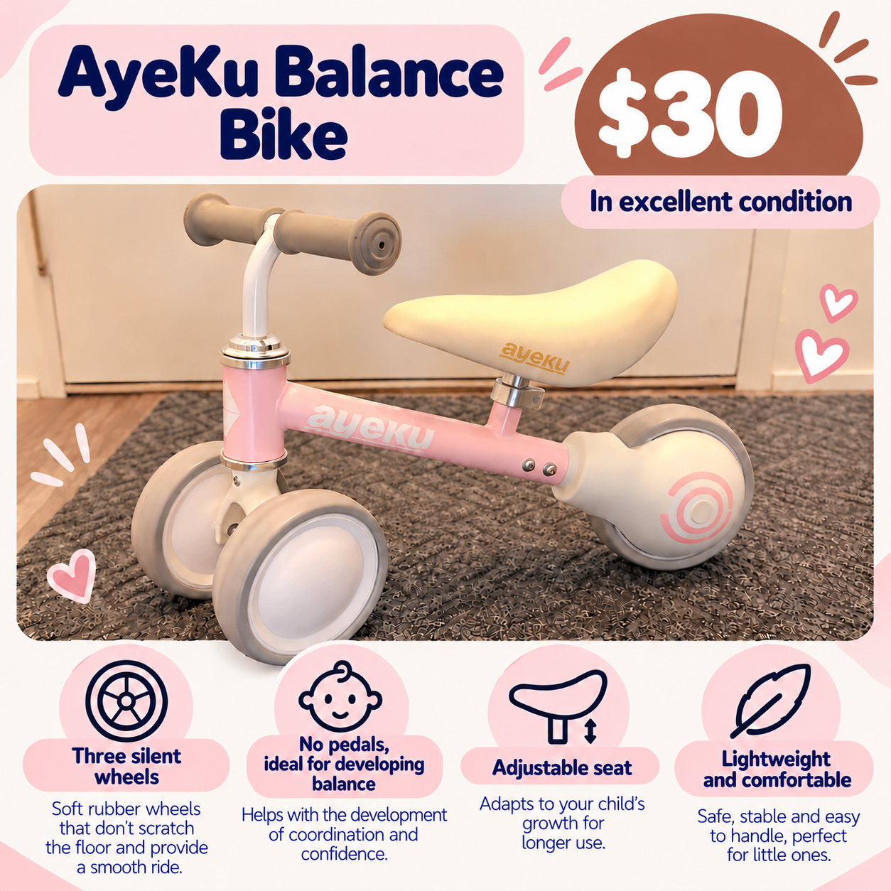 Ayeku Balance Bike