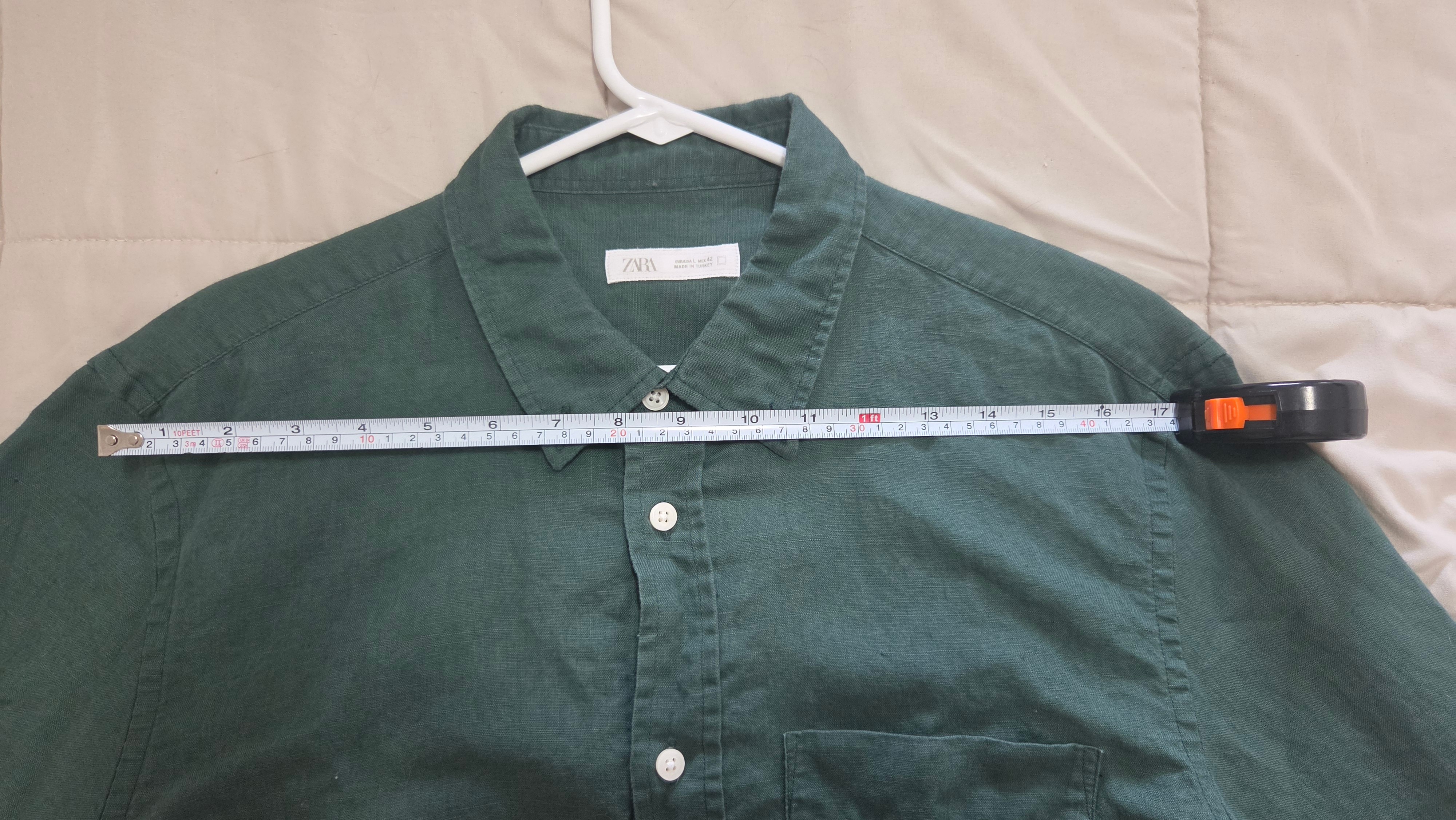Zara Men's Green Long Sleeve Shirt - photo 5