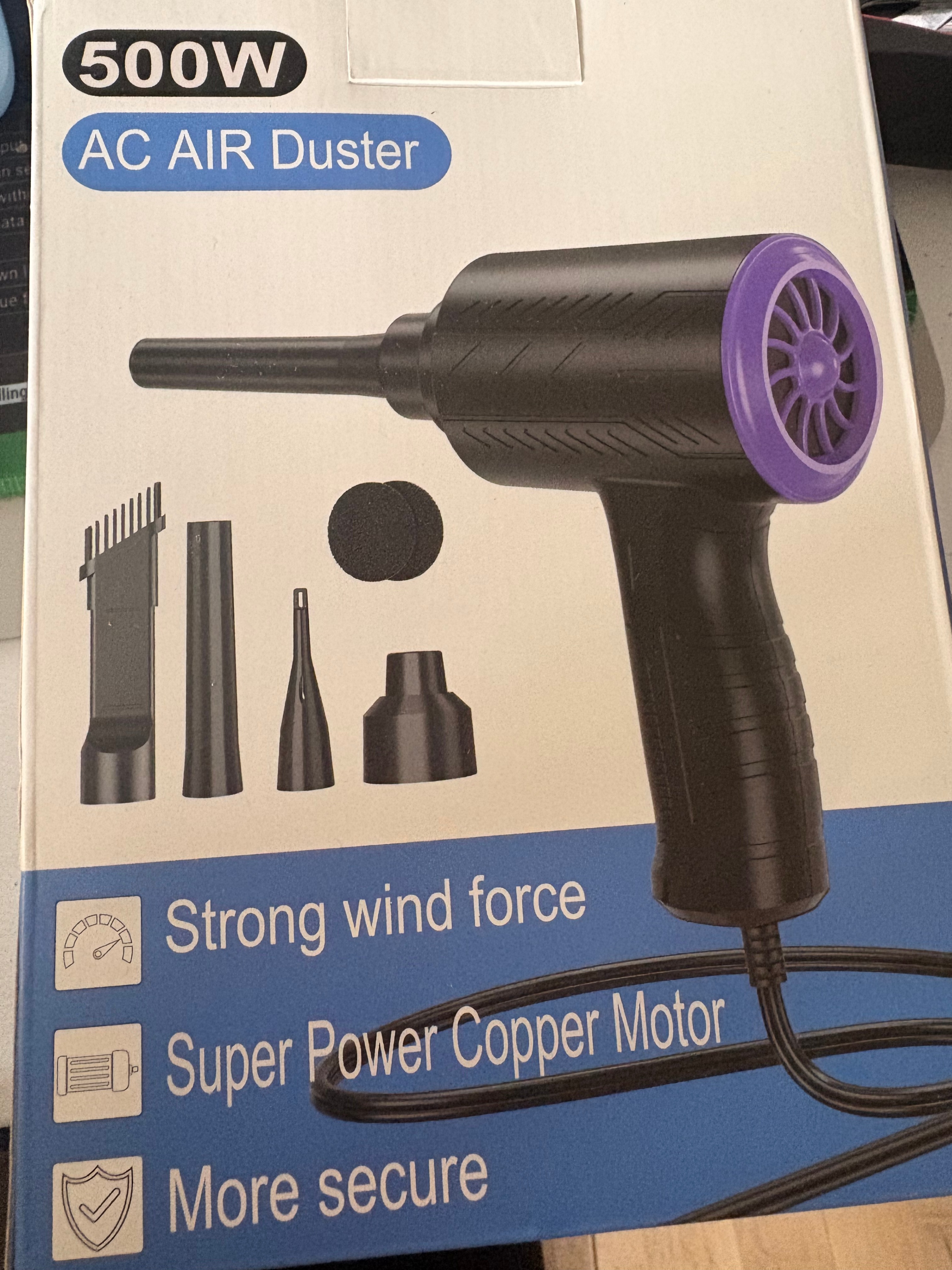 Electric Air Duster 500W