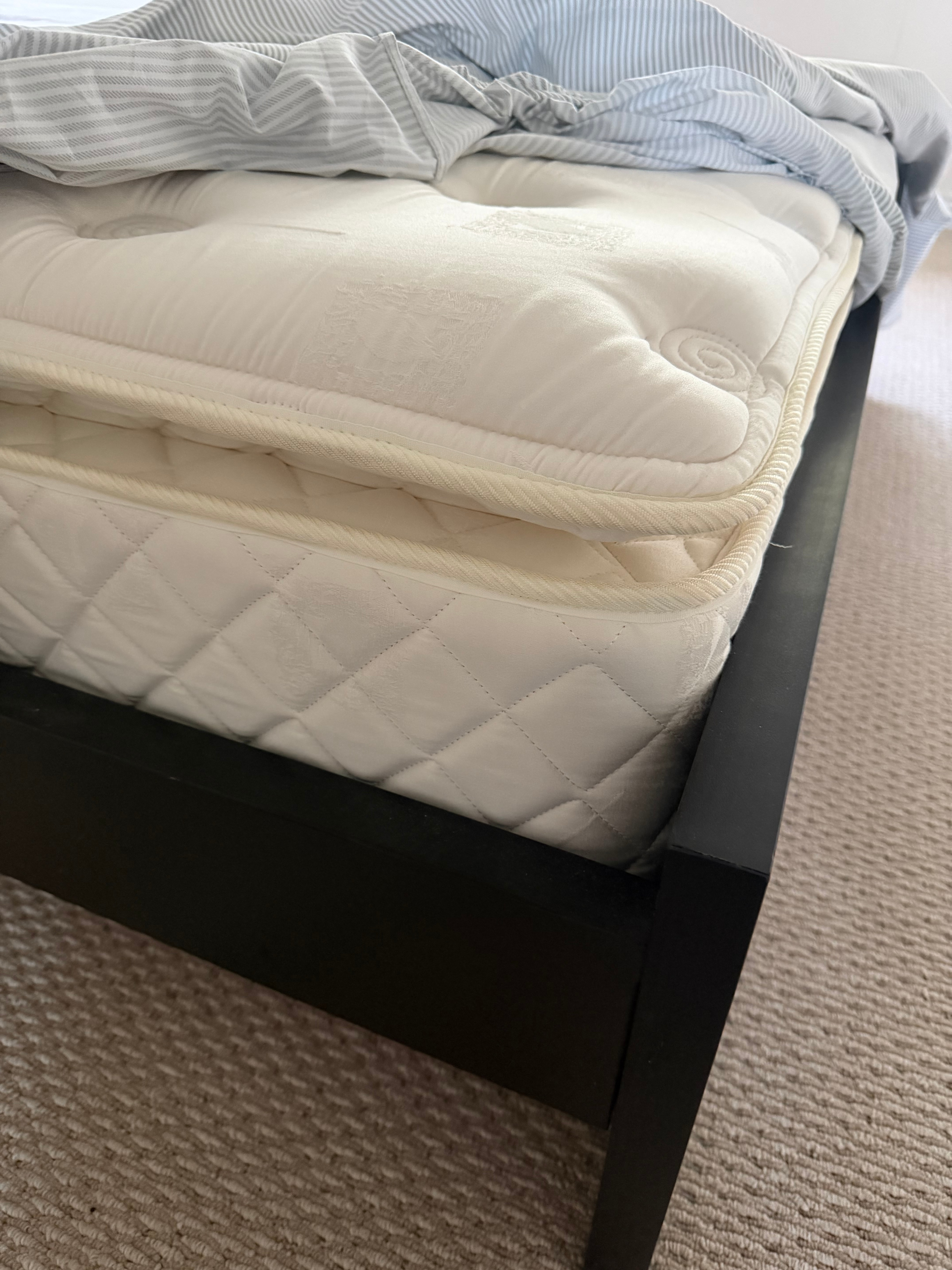 Queen Bed Frame + Spring Mattress - photo 2