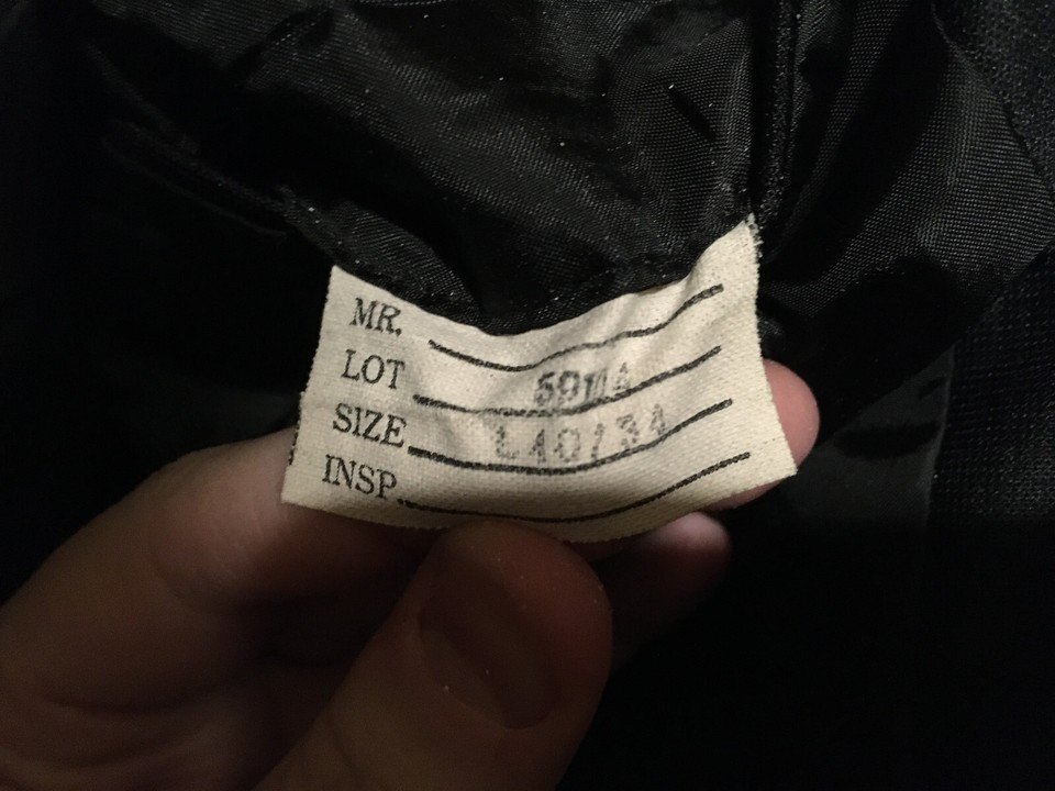 VINTAGE JACK ROBBINS CLOTHES SUIT BLACK L40/34 CHICAGO - photo 3