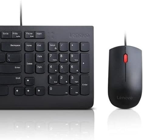 Lenovo Essential Wired Keyboard and Mouse Set - USB - Black - photo 3