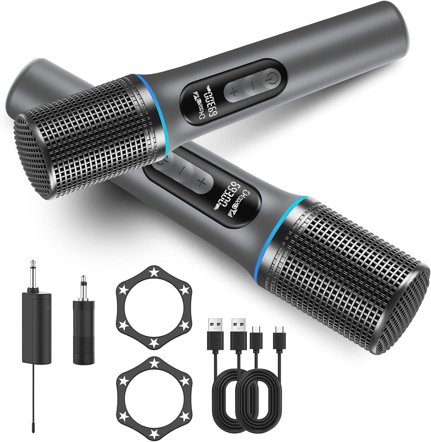 Dual RGB Karaoke Mics