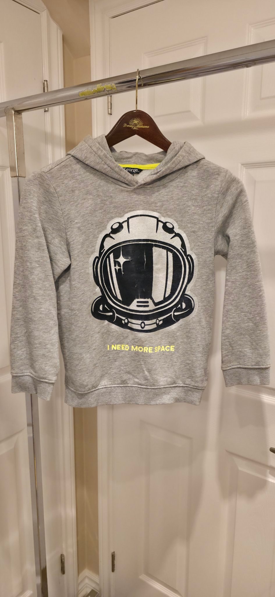 Kids George astronaut hoodie size M/M (7-8)