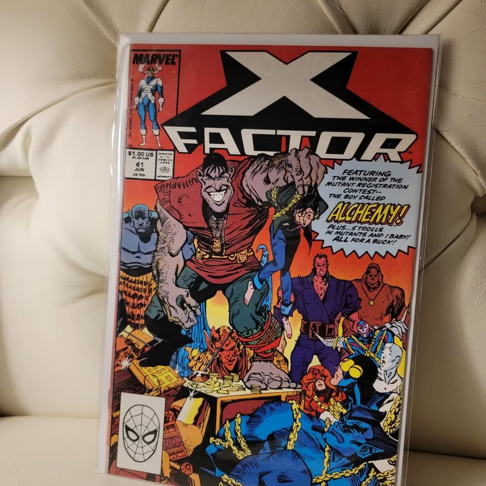 X-Factor #41 Marvel Comics 1989 - First Appearance of Alchemy