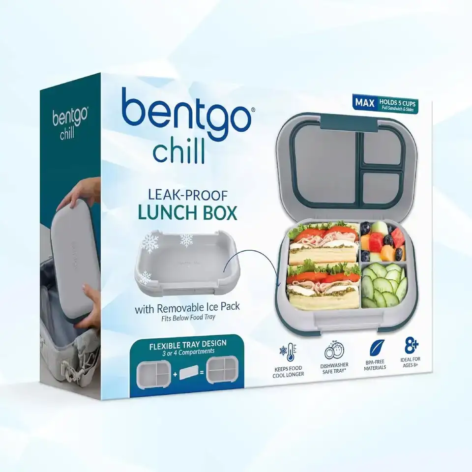 Bentgo Chill Max Leak-Proof XL Lunch Box - Ice Pack Keep Cold - photo 2