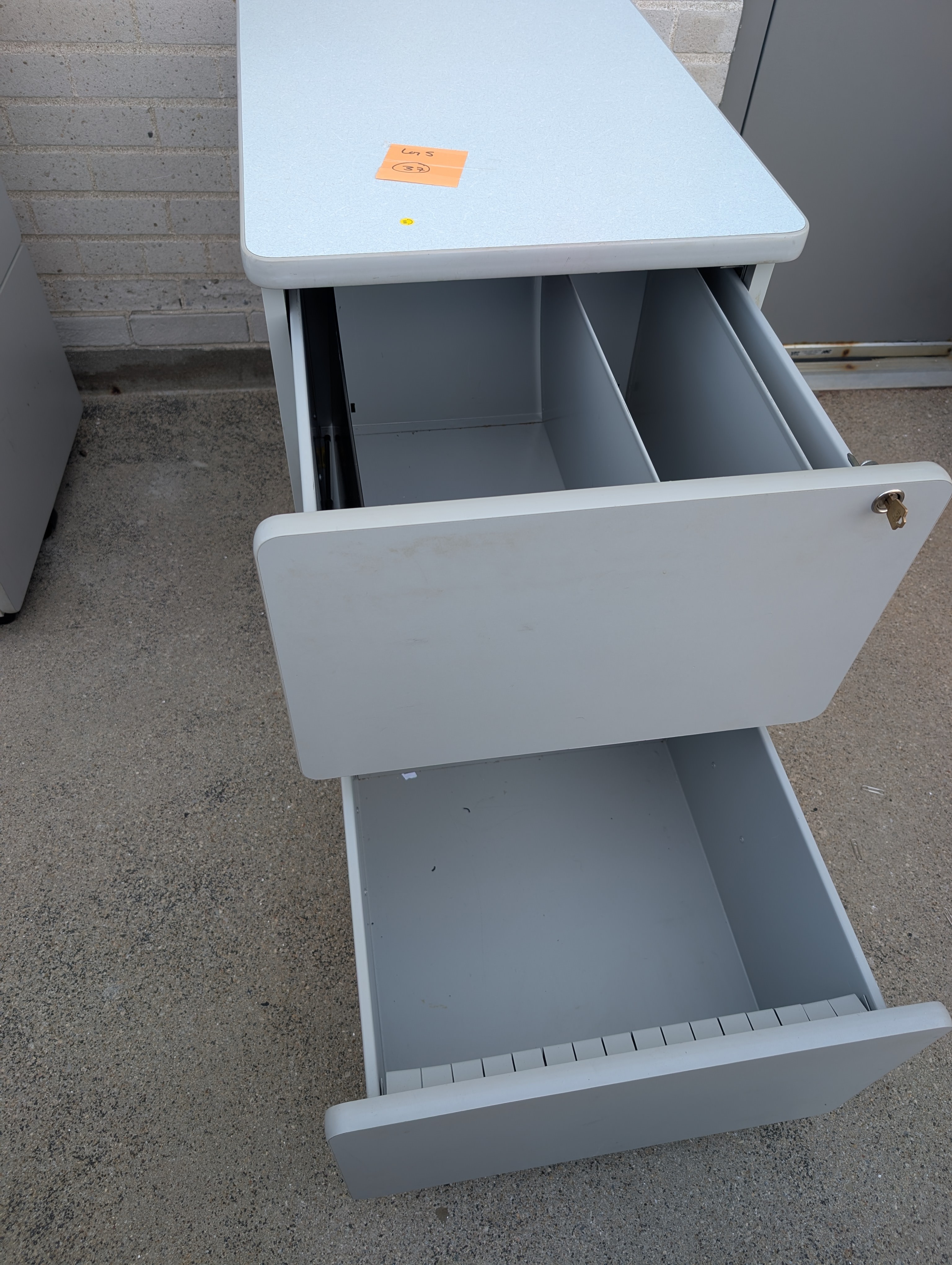 Two-Drawer Metal Filing Cabinet - photo 4