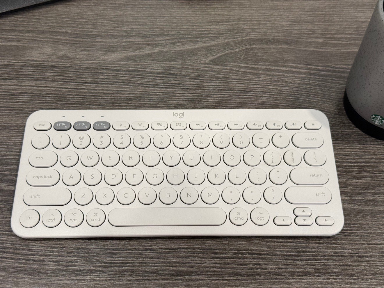 Logitech K380 Bluetooth Keyboard - White