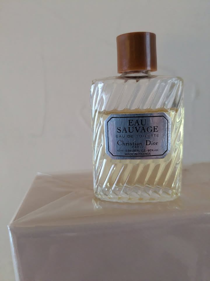 Vintage Dior Eau Sauvage Perfume 10 ml Splash Bottle