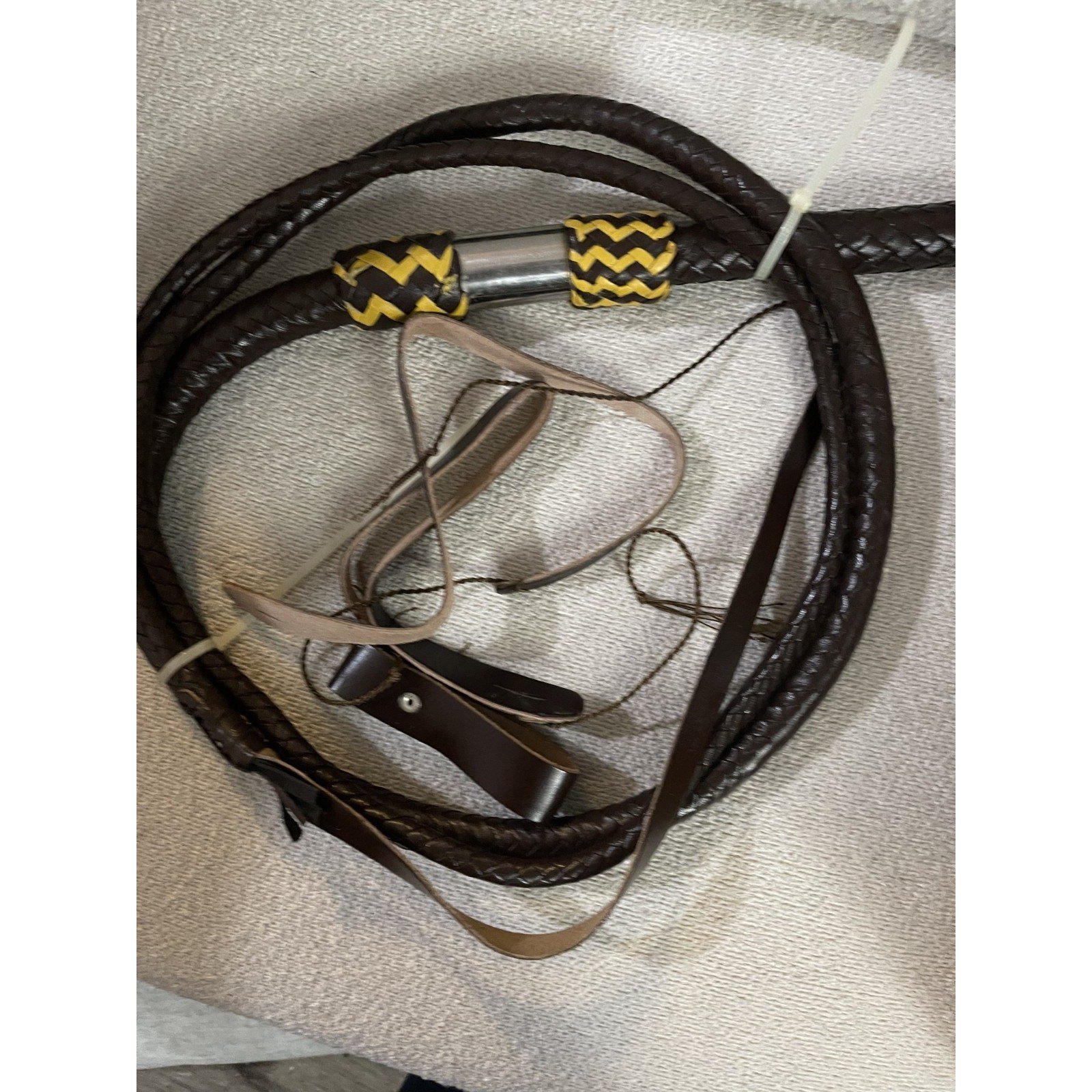 Kangaroo Leather 6 Feet Bull Whip Indy Bullwhip handmade - photo 4
