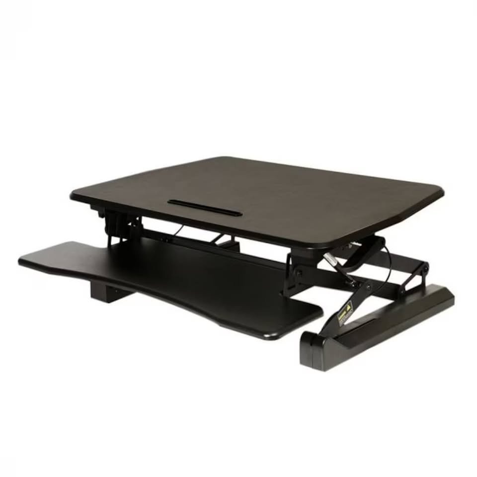 Seville Classics Airlift Height Adjustable Sit Desk