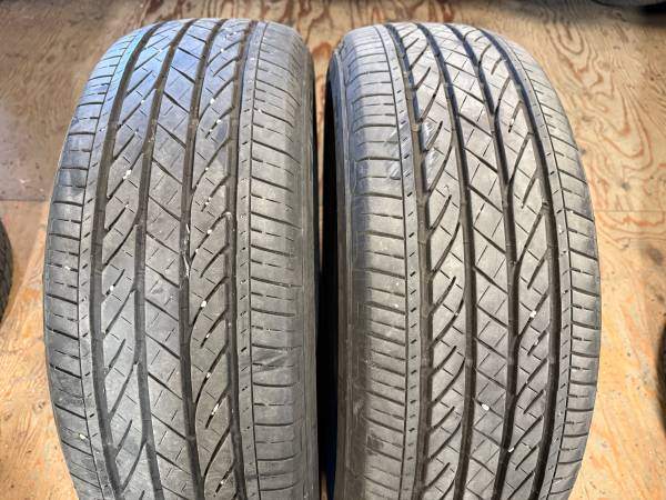 PAIR of 235/55/19 M+S Bridgestone Turanza EL440 with 70% tread