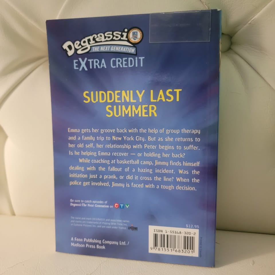 Degrassi TNG Extra Credit #2 'Suddenly Last Summer' GN - New - photo 2