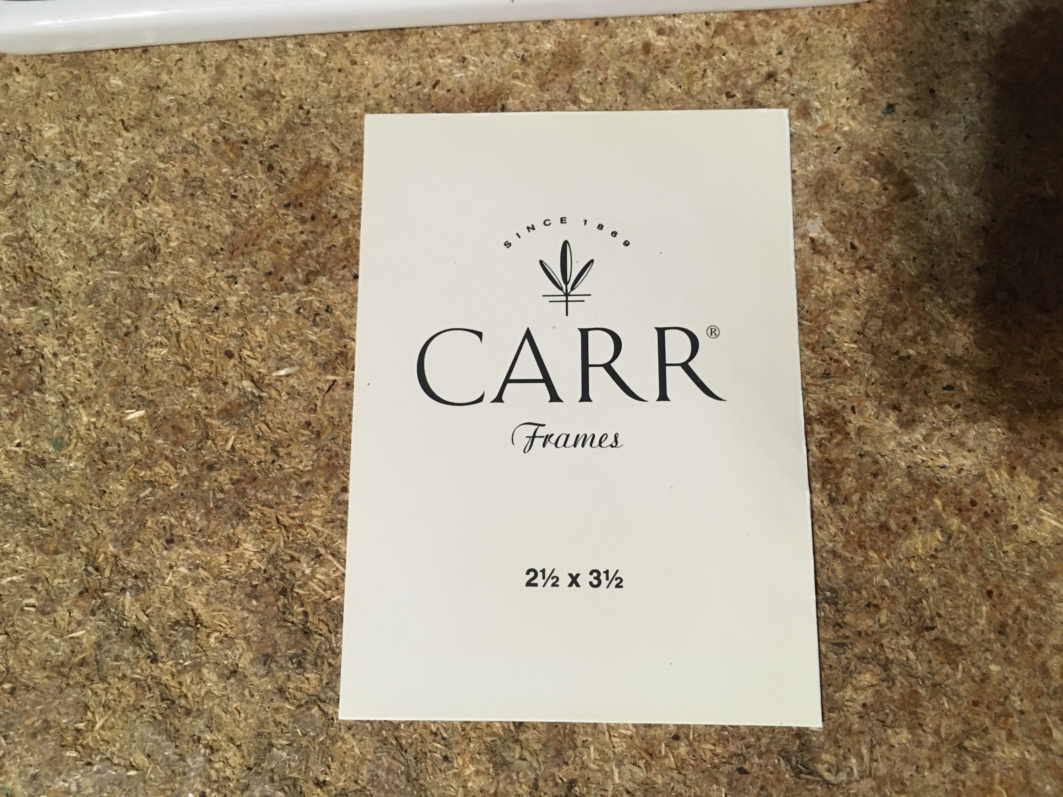 1997 CARR FRAMES BABY PHOTO FRAME 3.5" X 2.5" WHITE & GREEN BOWS - photo 5