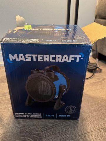 Mastercraft Barrel Ceramic Space Heater w/Thermostat