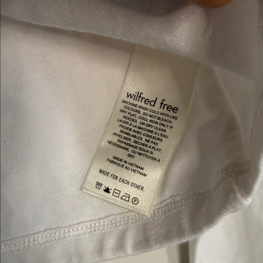 Wilfred Elegant White Long Sleeve Tee Orbit Long Sleeve - photo 3
