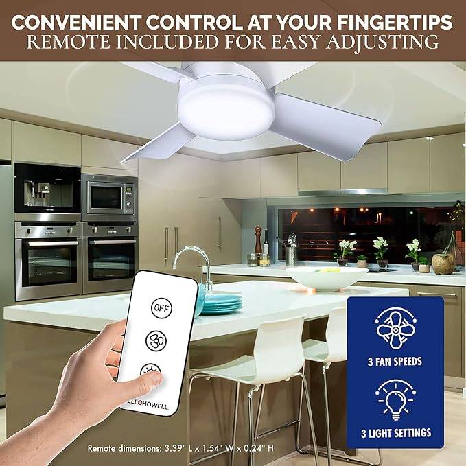 Bell + Howell Socket Fanlight 2 in 1 LED light & fan - photo 2