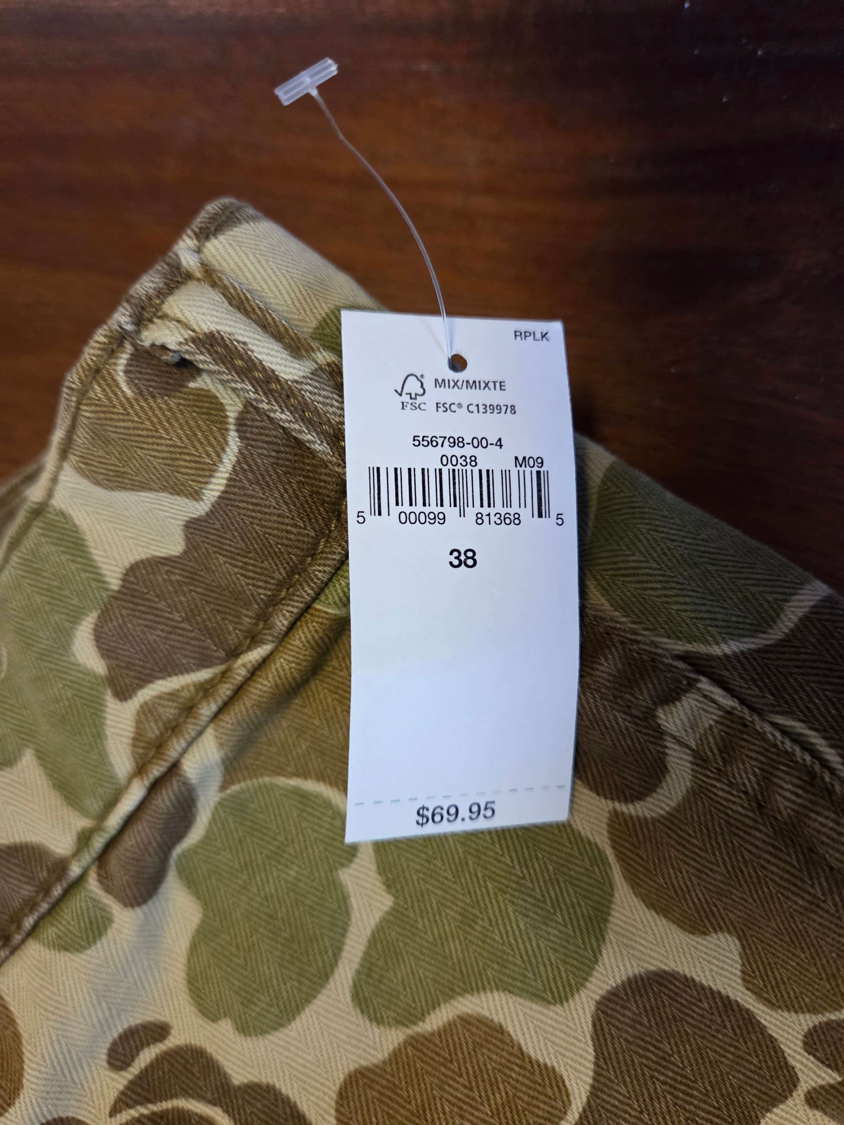 GAP Camo Cargo Shorts – Men's 38, 8-inch - photo 5