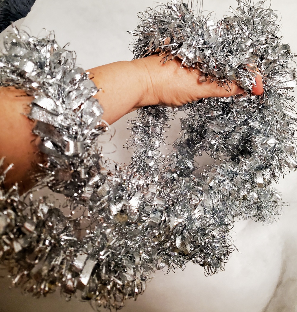 Brand New Silver Christmas Tinsel Garlands - 2 Piece Set - photo 3