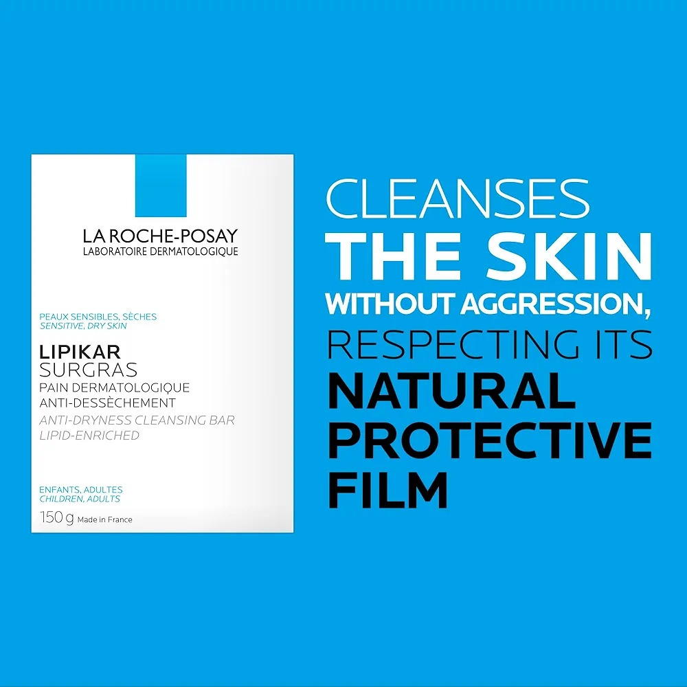 BNIB La Roche-Posay Lipikar Surgras Bar Soap 150g ($15 for 2) - photo 3