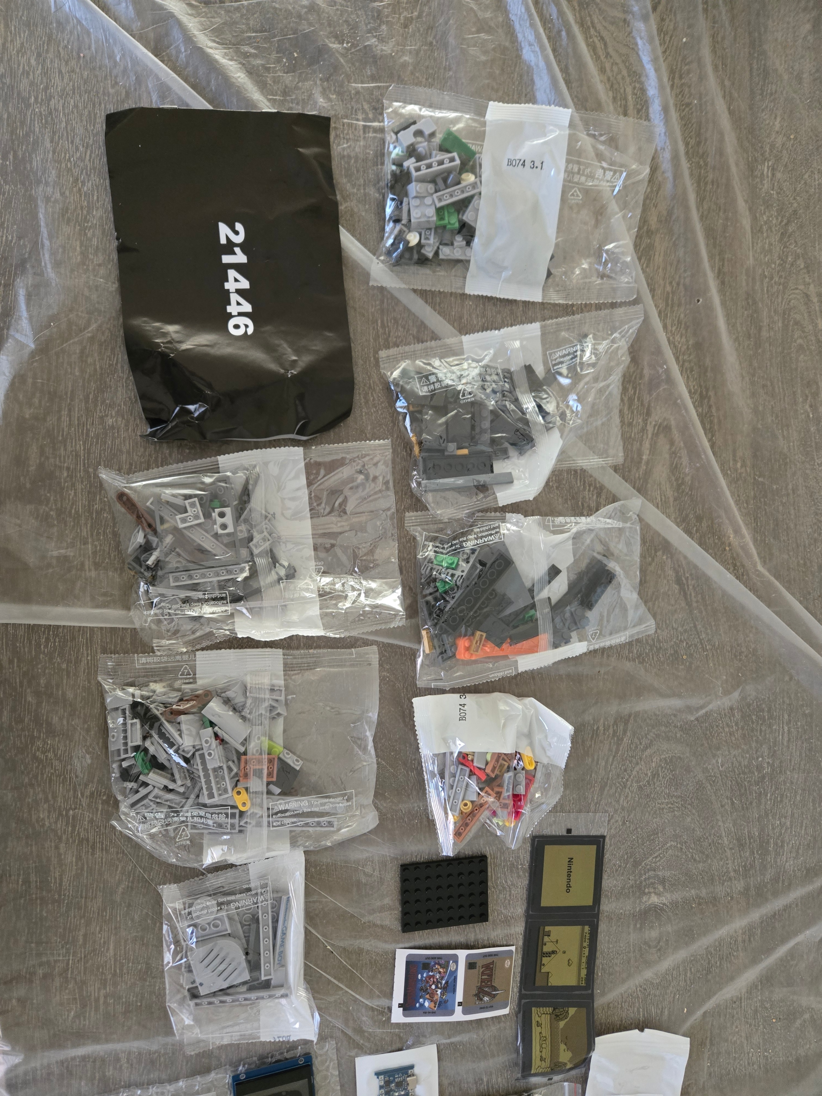 DIY LEGO Game Boy Conversion Kit – Components & Sealed Brick Set - photo 5
