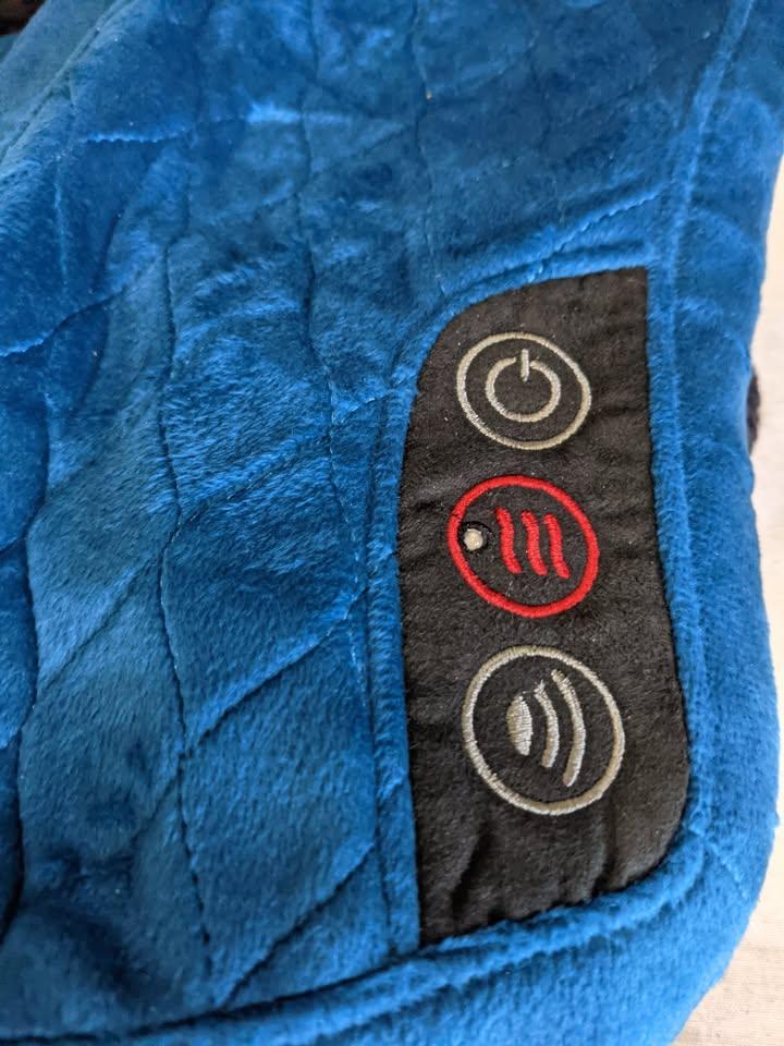 Wrap massager, Homedic Weighted Comfort Wrap with Heat Vibration - photo 3