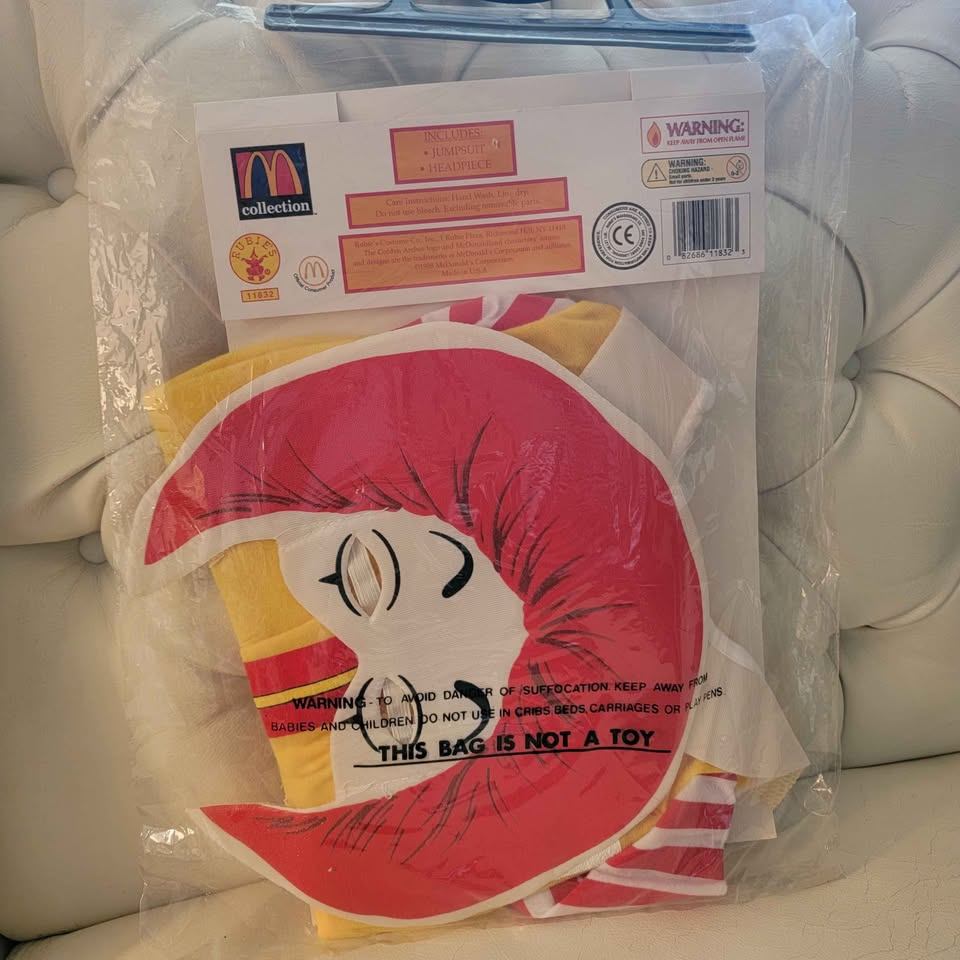 vintage 1998 M Collection Ronald McDonald child-size costume - photo 5