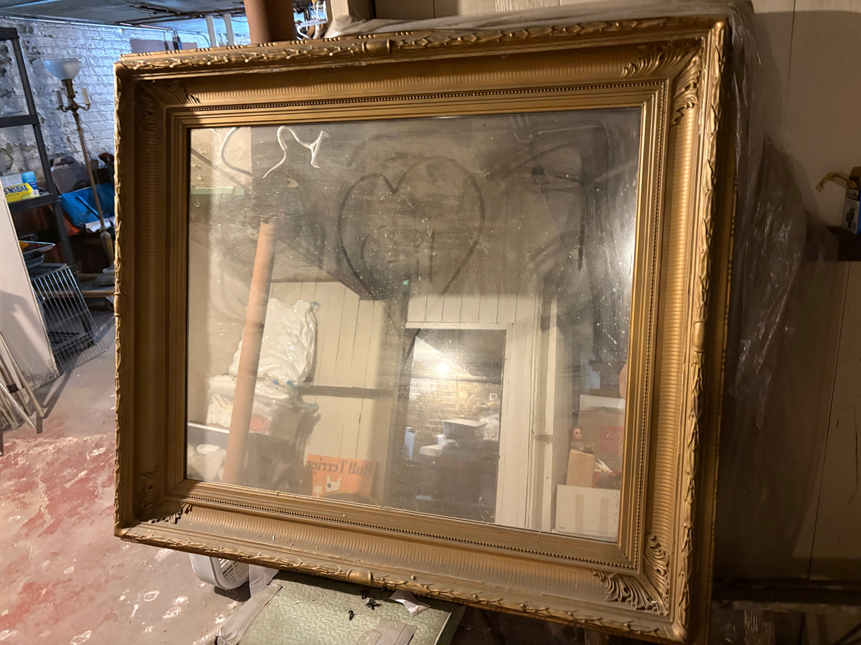 Antique Mirror from the 1950's - photo 2