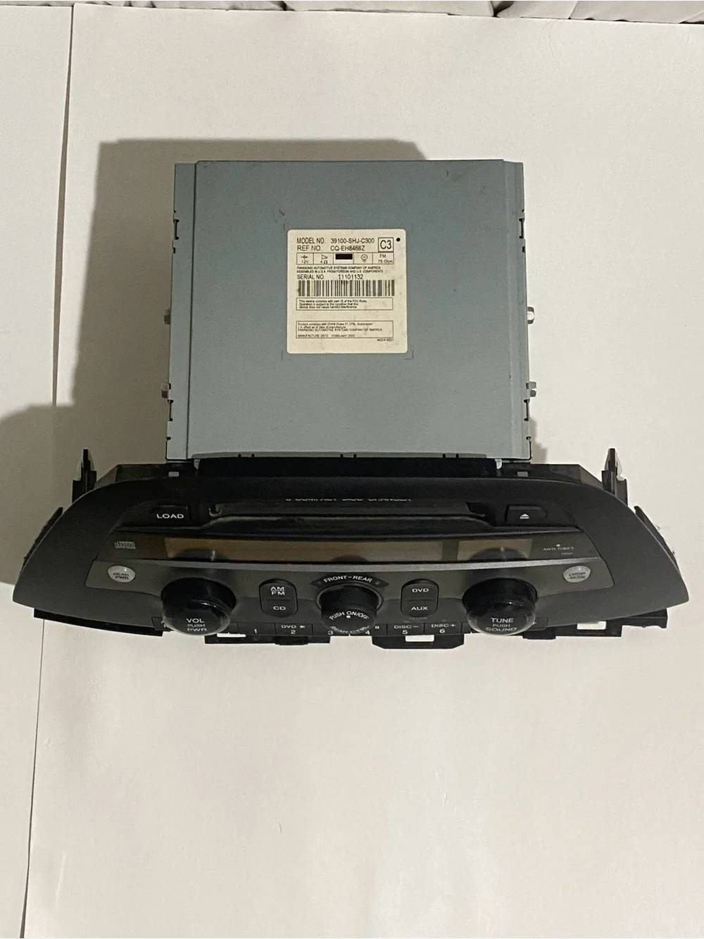 OEM Honda Odyssey Radio Stereo 6 Disc CD Player Mp3 - photo 2