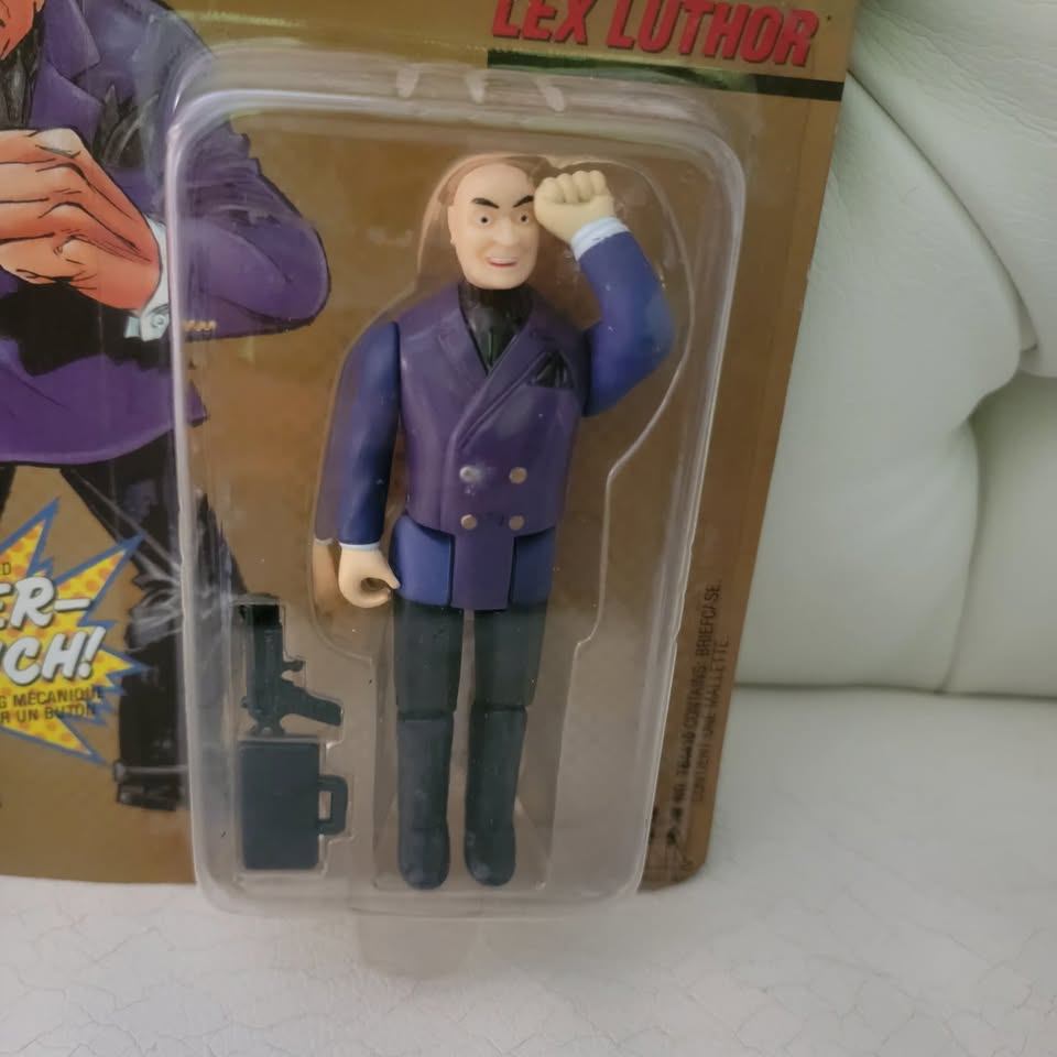 Vintage 1989 DC Super Heroes Lex Luthor Figure Toy Biz on Card - photo 2