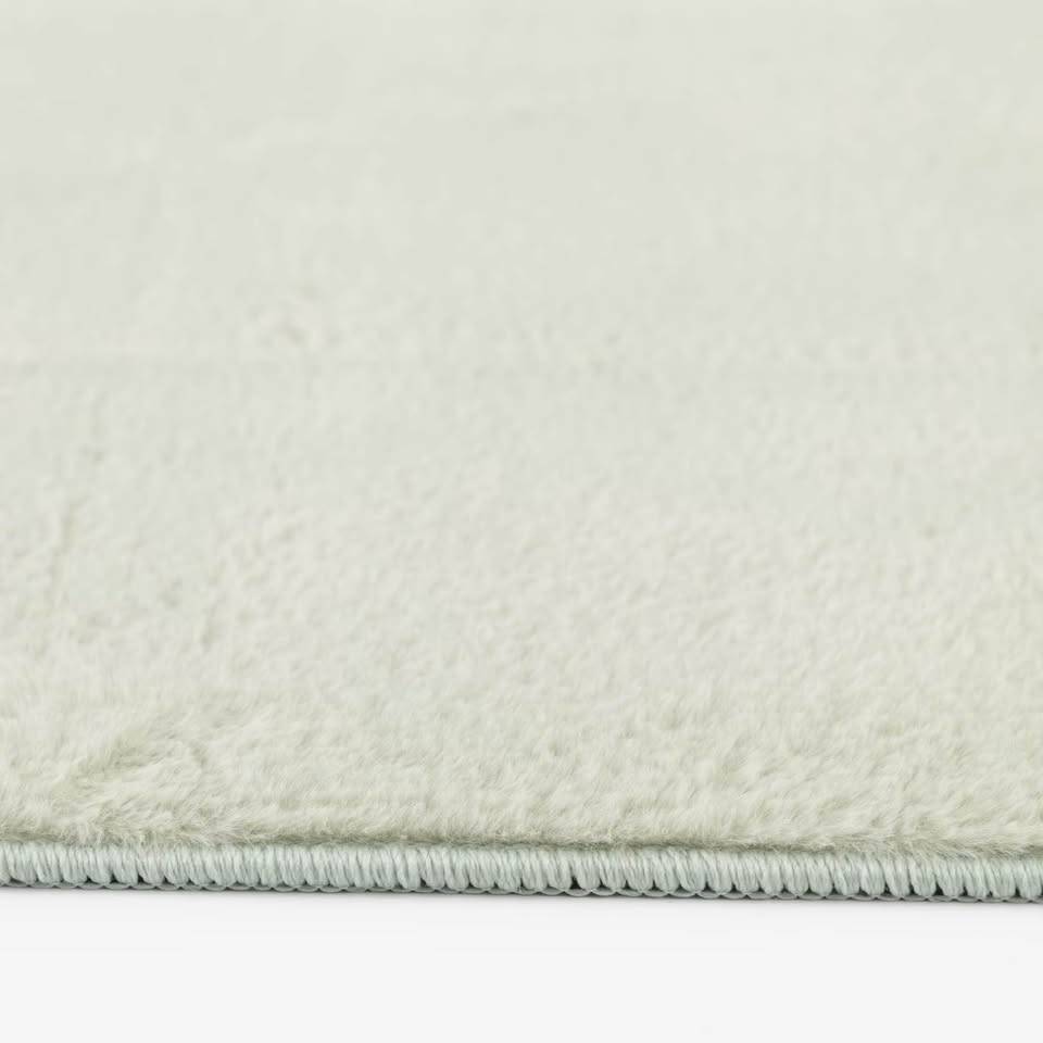 4x6 Faux Fur Area Rug Sage Green Soft (New) - photo 2