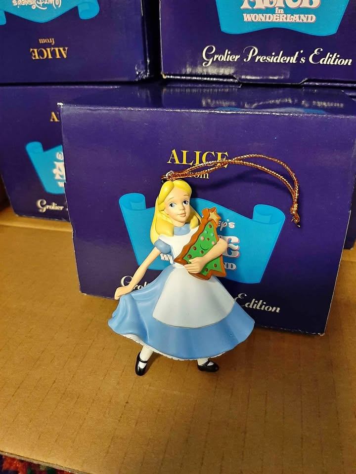 Alice in Wonderland Grolier Disney ornament