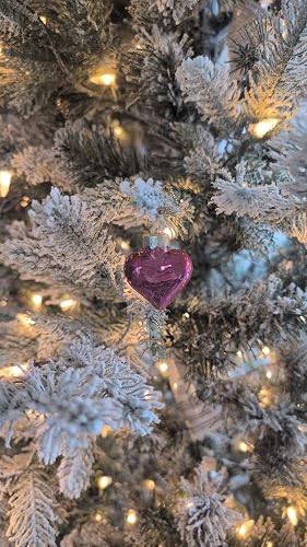Elegant Glass Heart Ornaments - Christmas / Valentines Day 12pcs - photo 4
