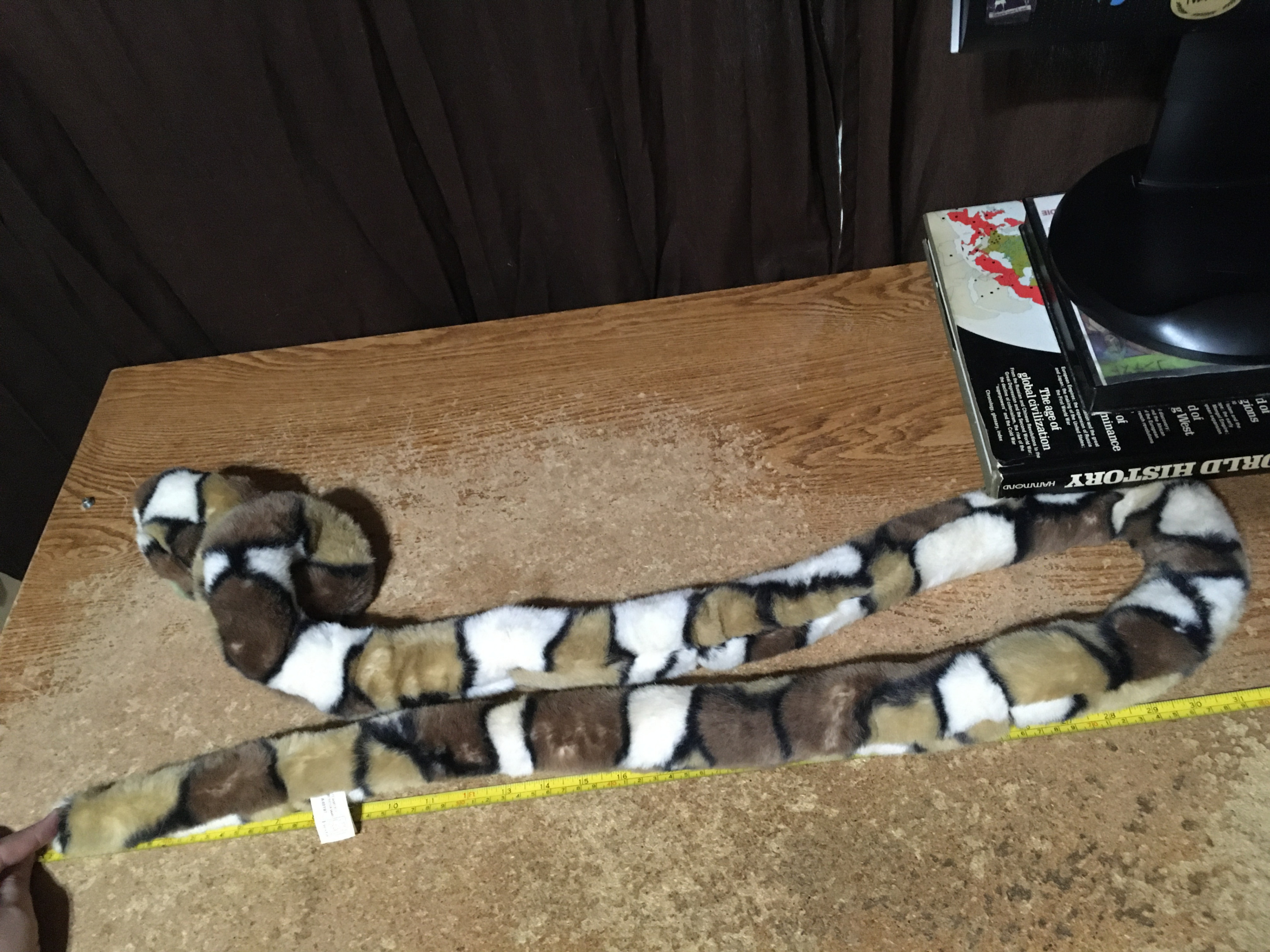 VINTAGE FIESTA PLUSH 73' 2ASST BOA CONSTRICTOR SNAKE A40197