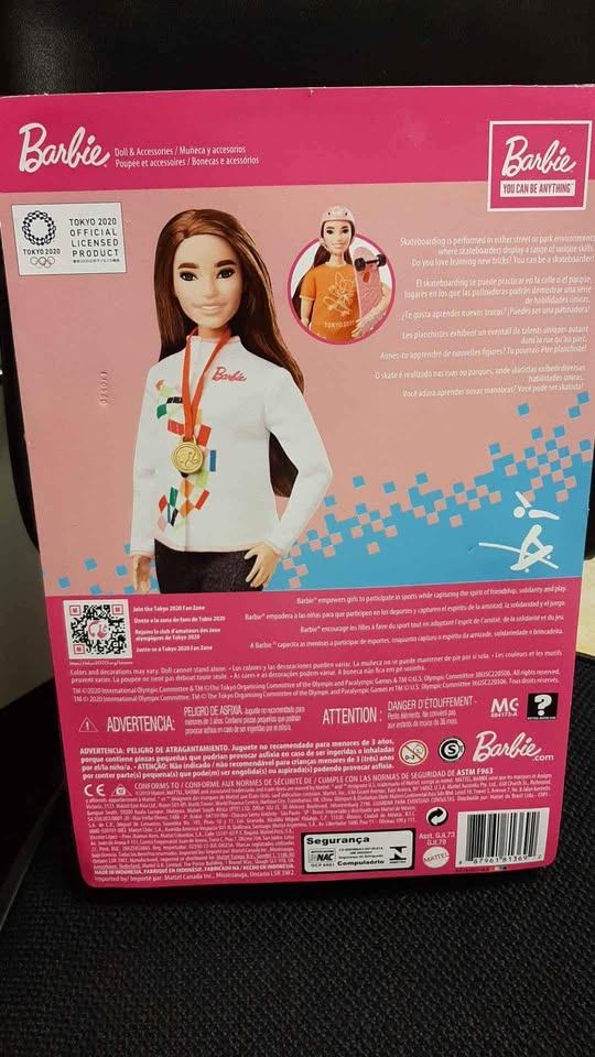 Tokyo 2020 skateboarding Barbie doll - photo 2