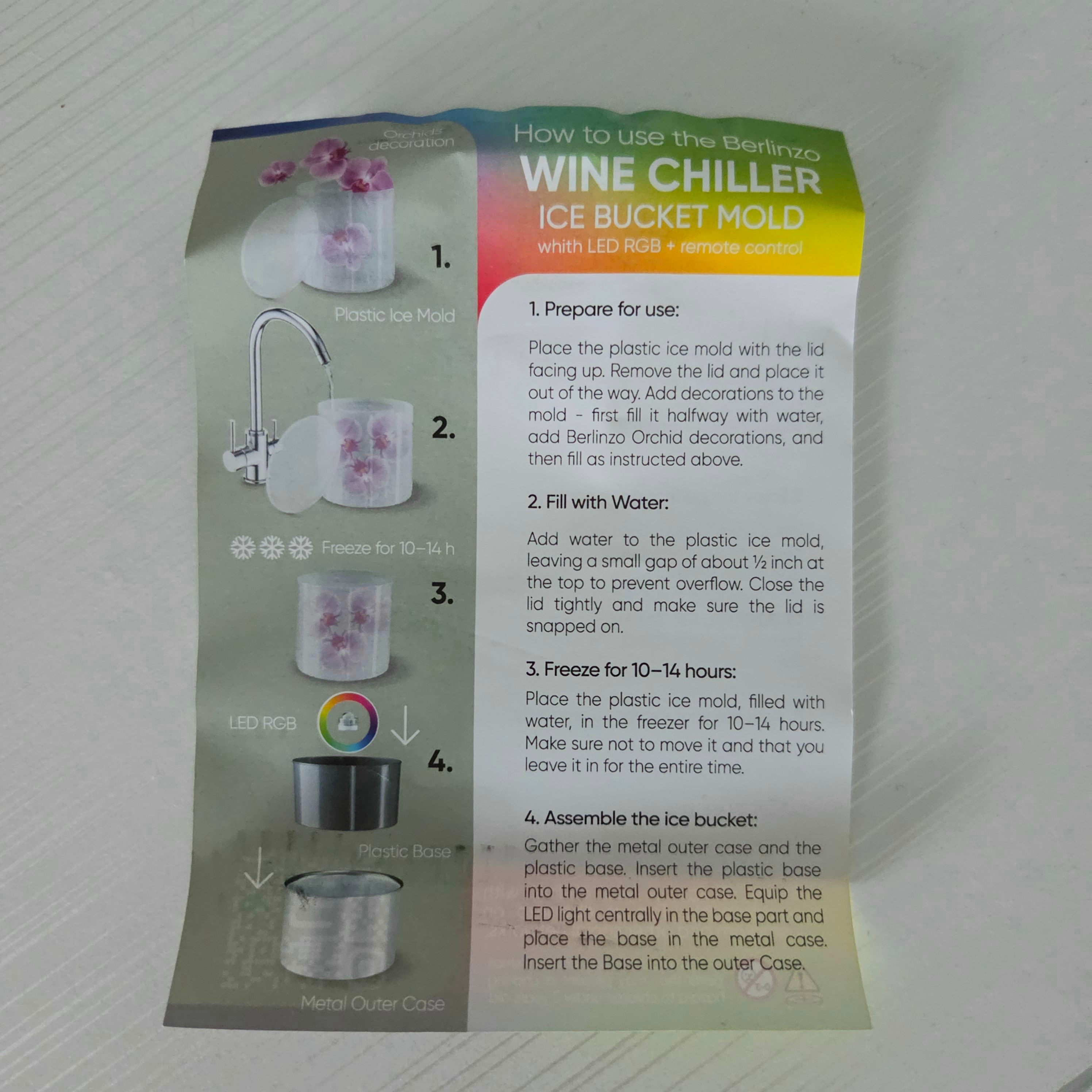 Berlinzo Ice Bucket Mould Wine Chiller - Like New! ✨ - photo 5