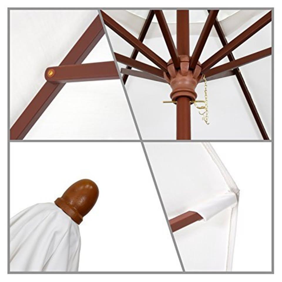 California Umbrella 9' Market Umbrella Natural Canopy (New) - photo 4