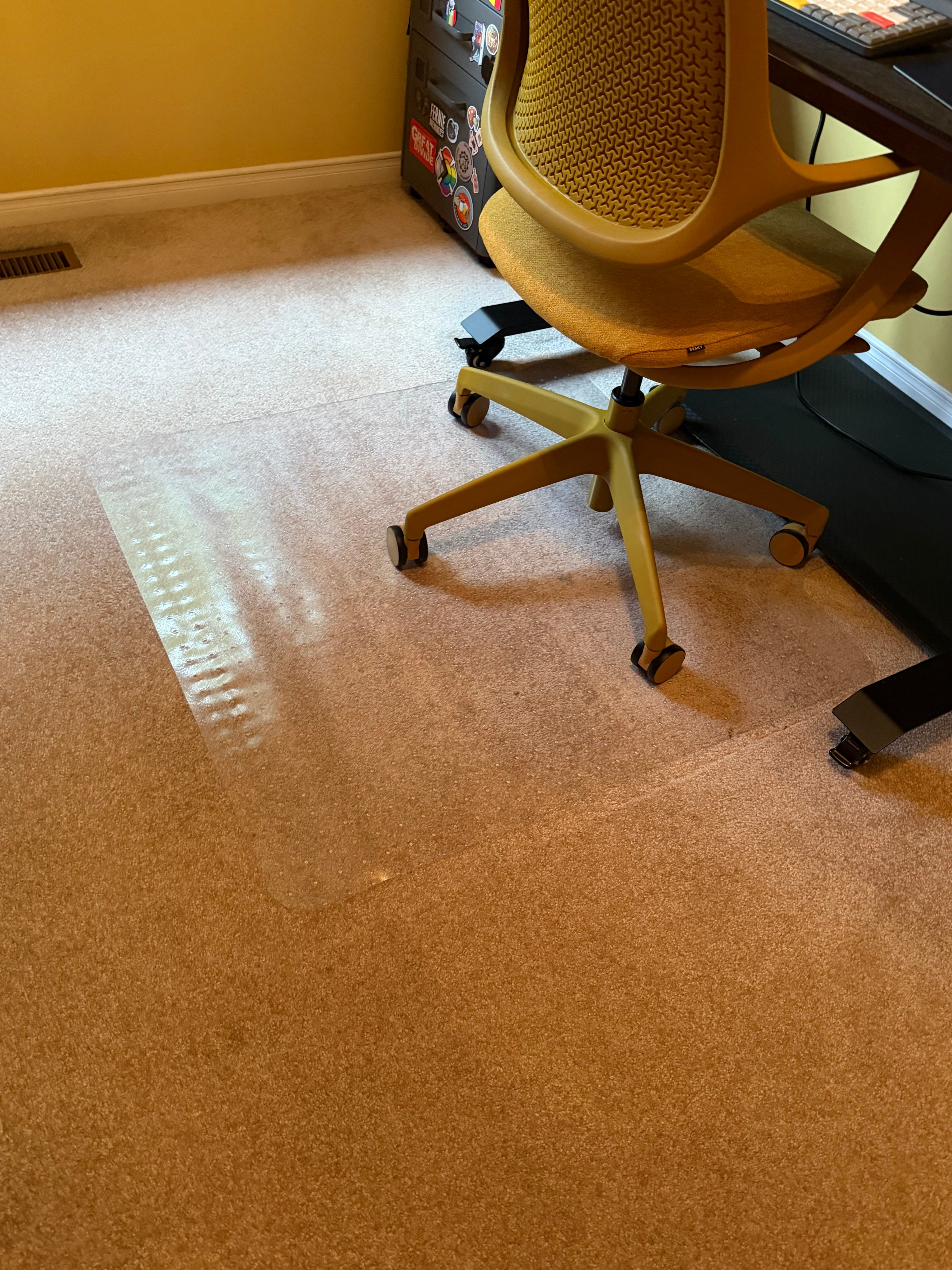 Clear Office Chair Mat for Carpet (36" x 48" with Lip) - photo 2