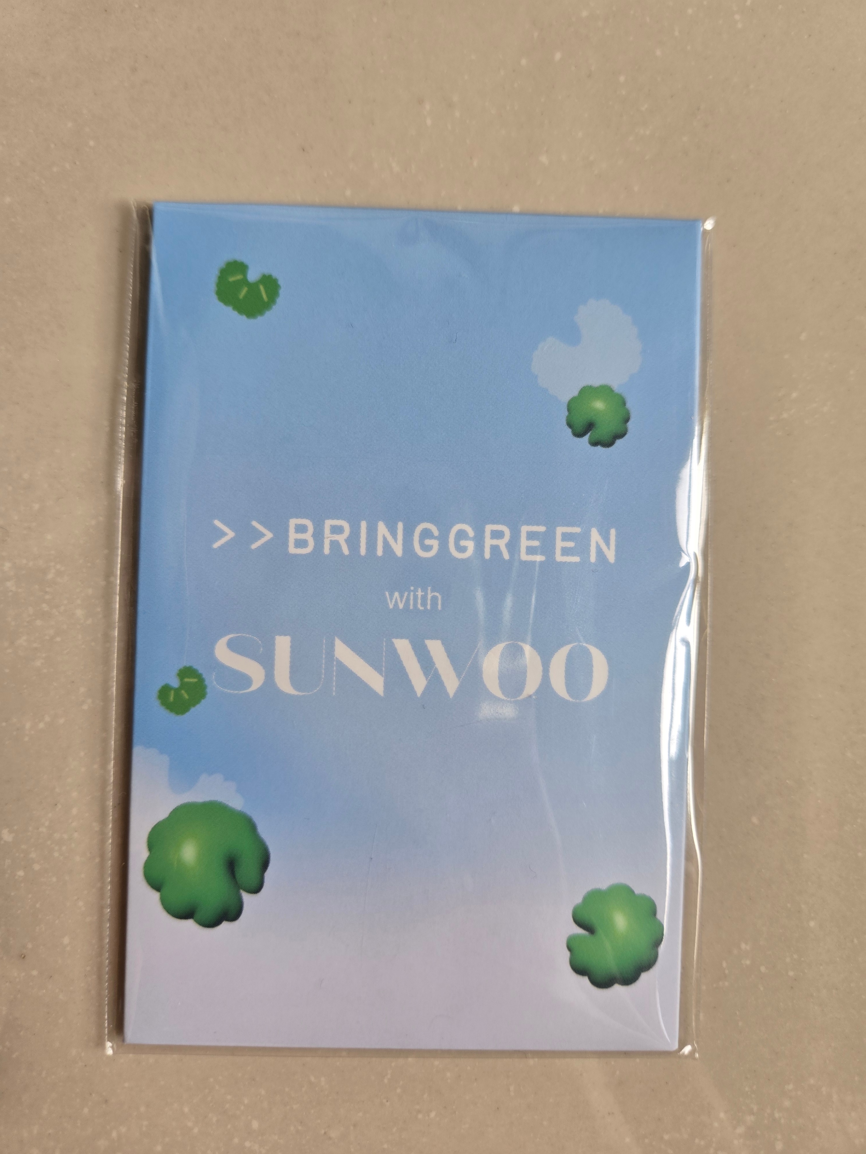 Kpop The Boyz Sunwoo Bring Green Photocard Set Korean K-pop - photo 2