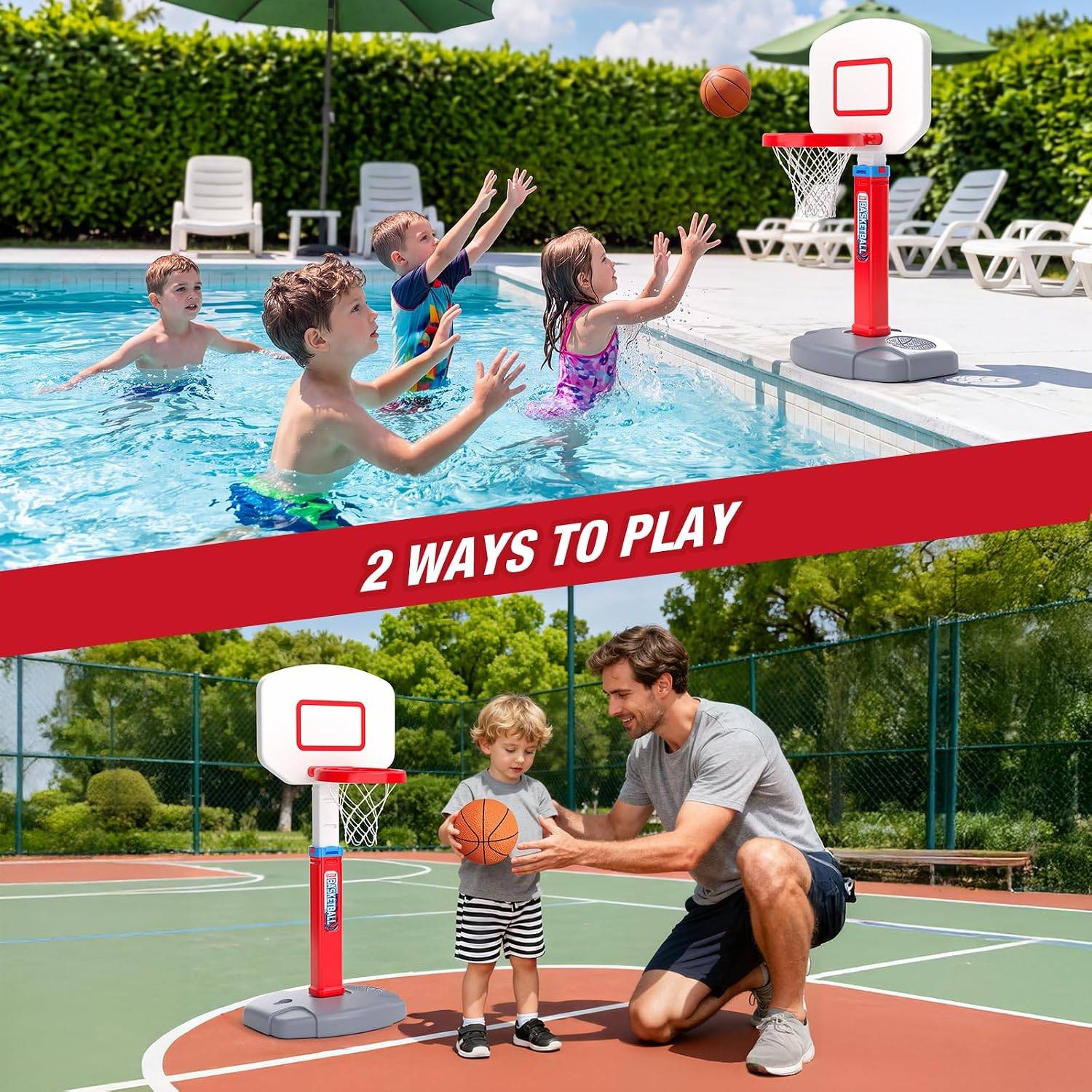 Kids Basketball Hoop, 5 Adjustable Heights - photo 5