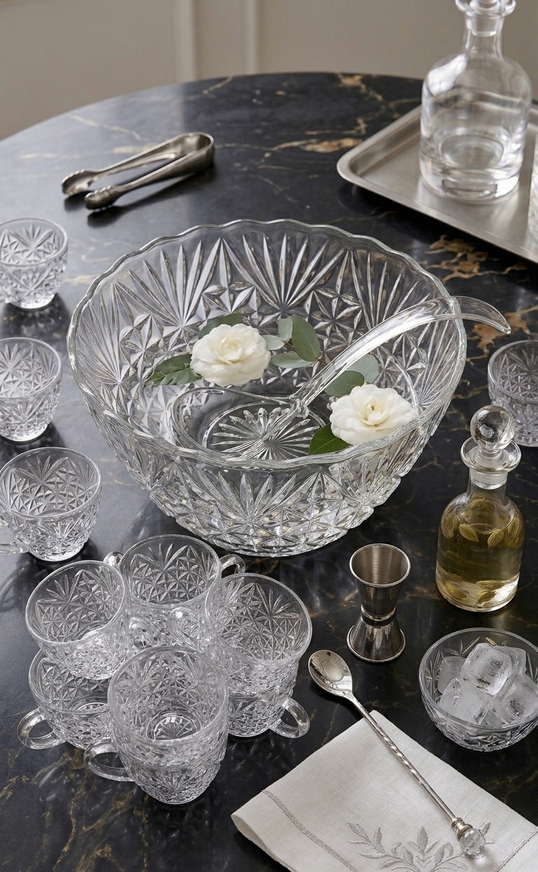 Romantica Punch Bowl Set - photo 2