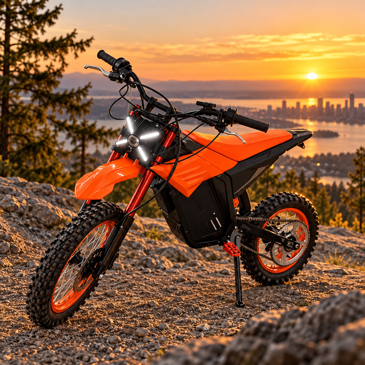 Electric Dirt Bike 4000W | 65 KM/H | 65 KM Range - photo 2