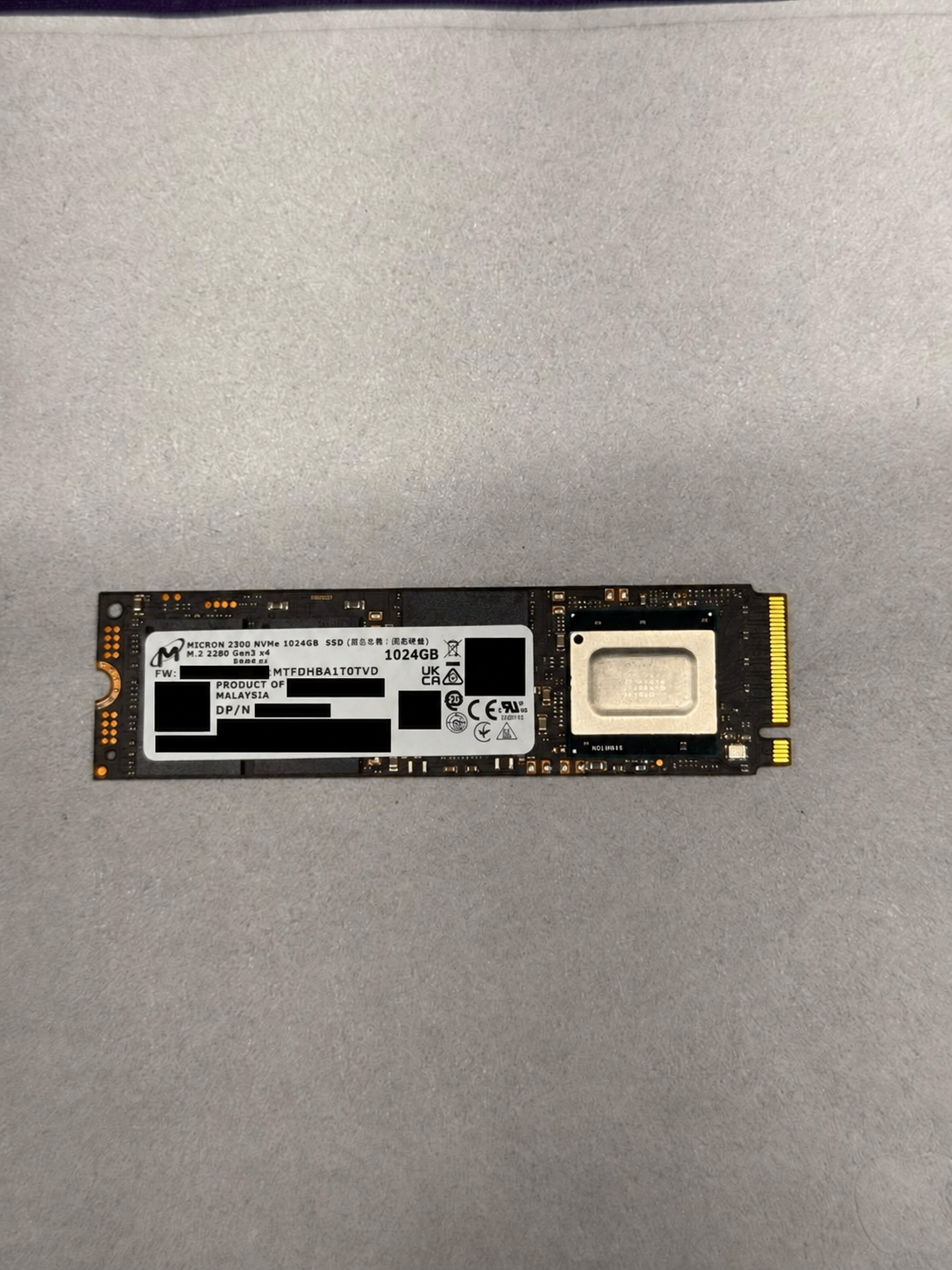 Micron 2300 1 TB M.2 NVMe SSD, tested