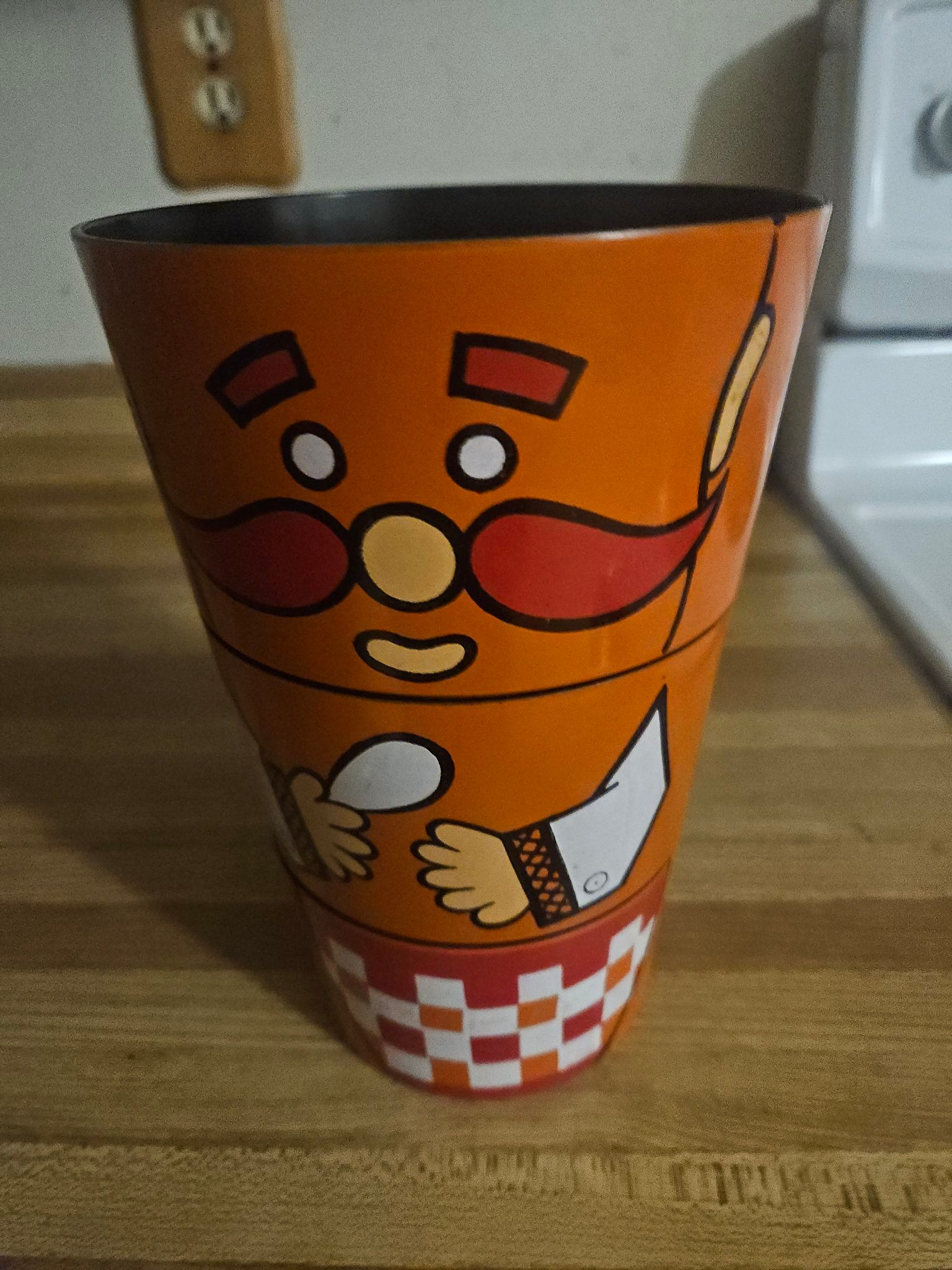 Stackable Character Cups - Set of 3 - Orange
