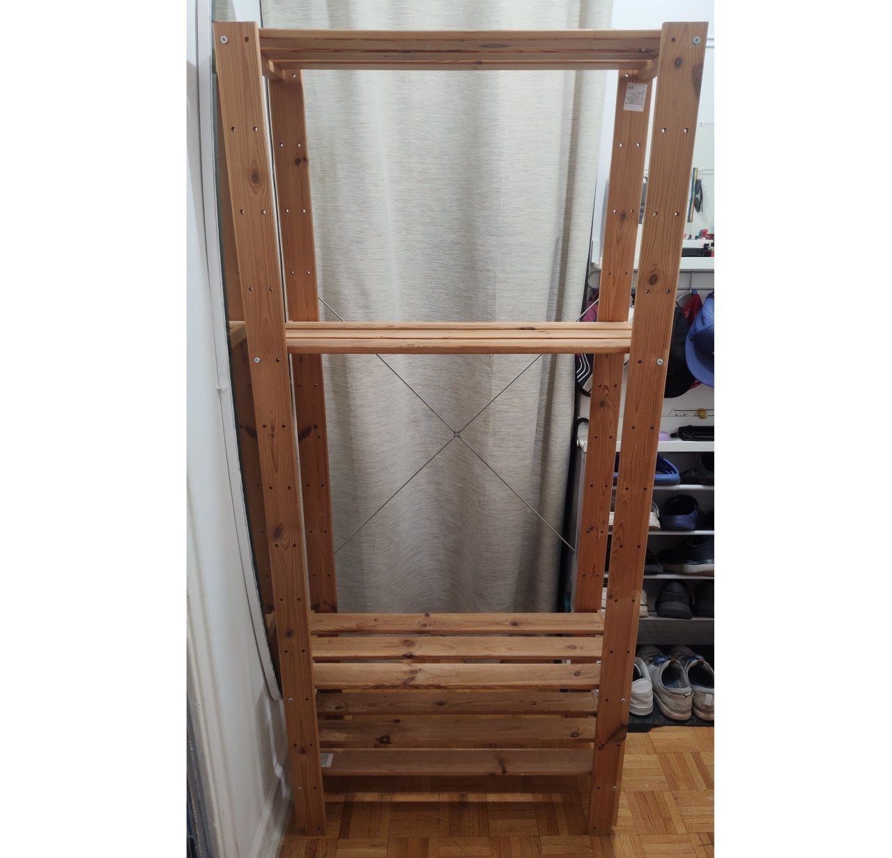 IKEA HEJNE Solid Wood Storage Shelf / Garage & Pantry Organizer