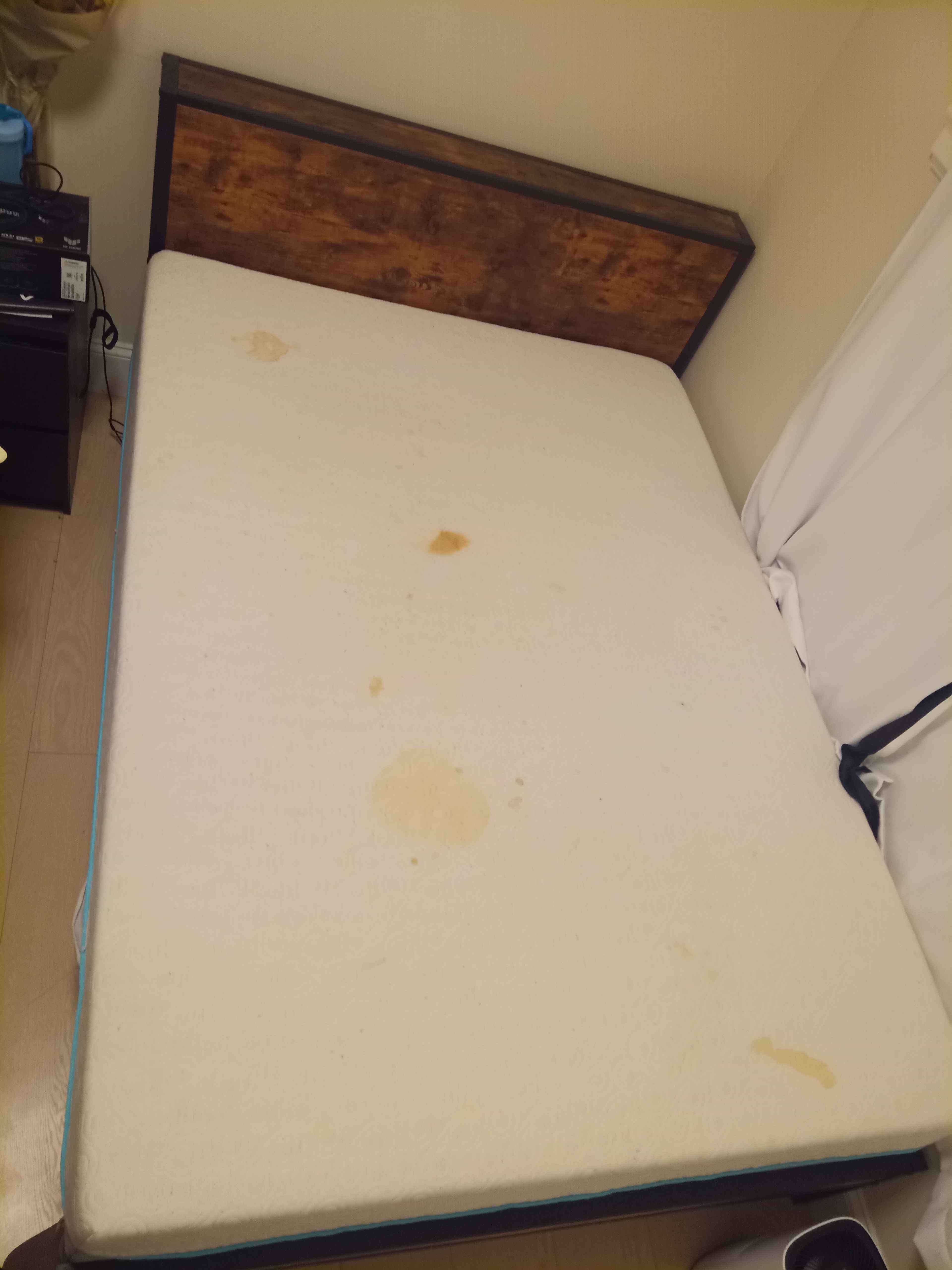 Queen size bed + mattress - photo 2